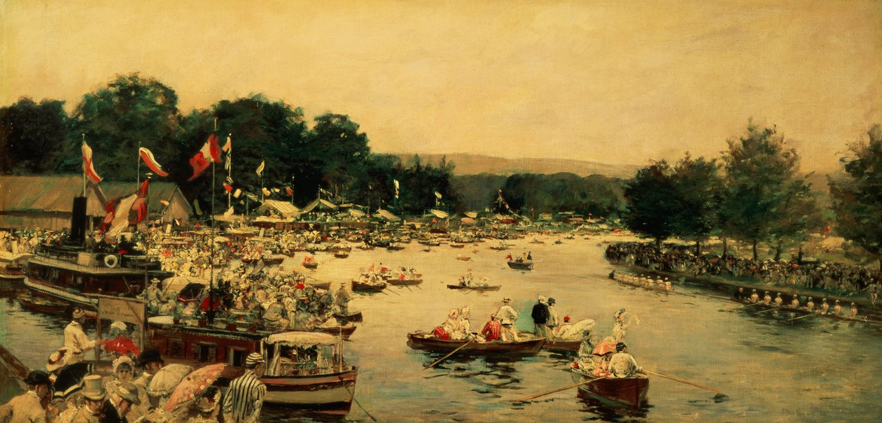 Henley Regatta, ca. 1877 af James Jacques Joseph Tissot