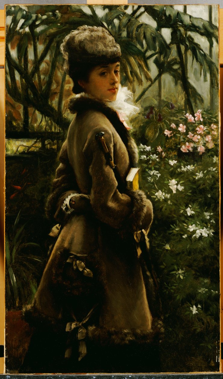 I Væksthuset, c.1867-69 af James Jacques Joseph Tissot