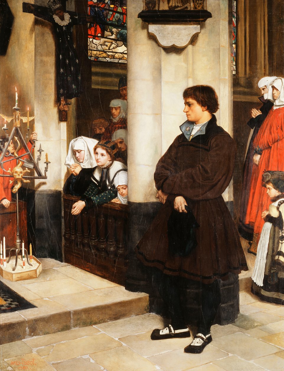 Vedhæng l"Kontor af James Jacques Joseph Tissot