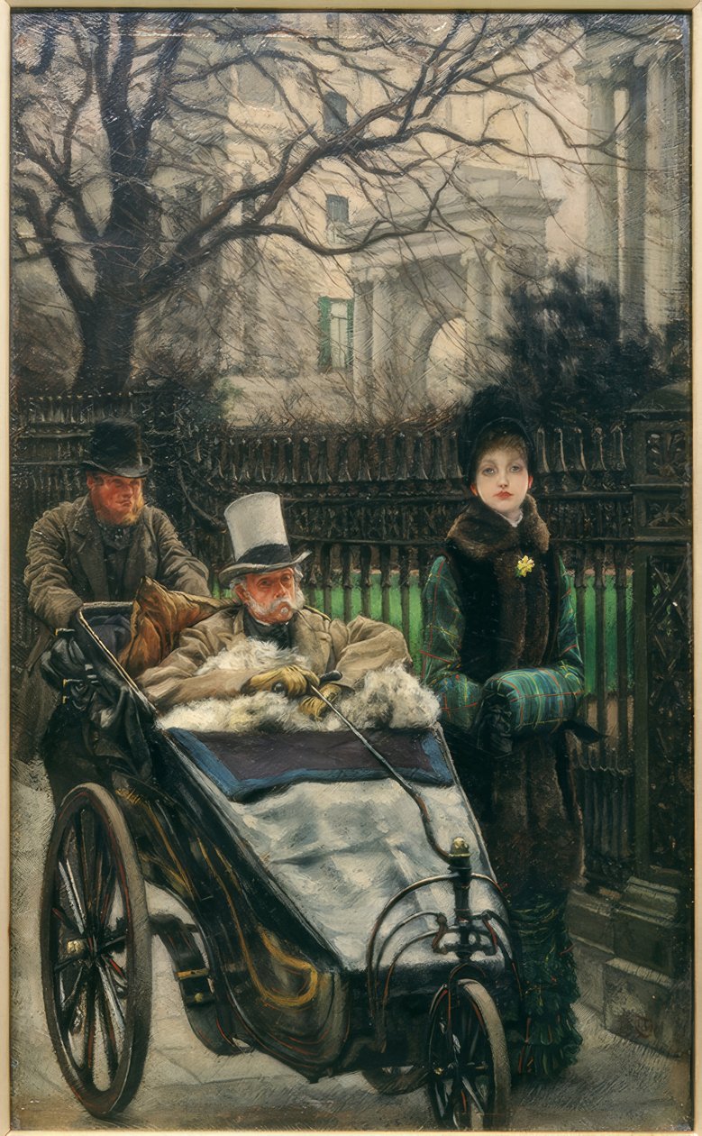 Rekonvalescent (Soldatens Datter) af James Jacques Joseph Tissot