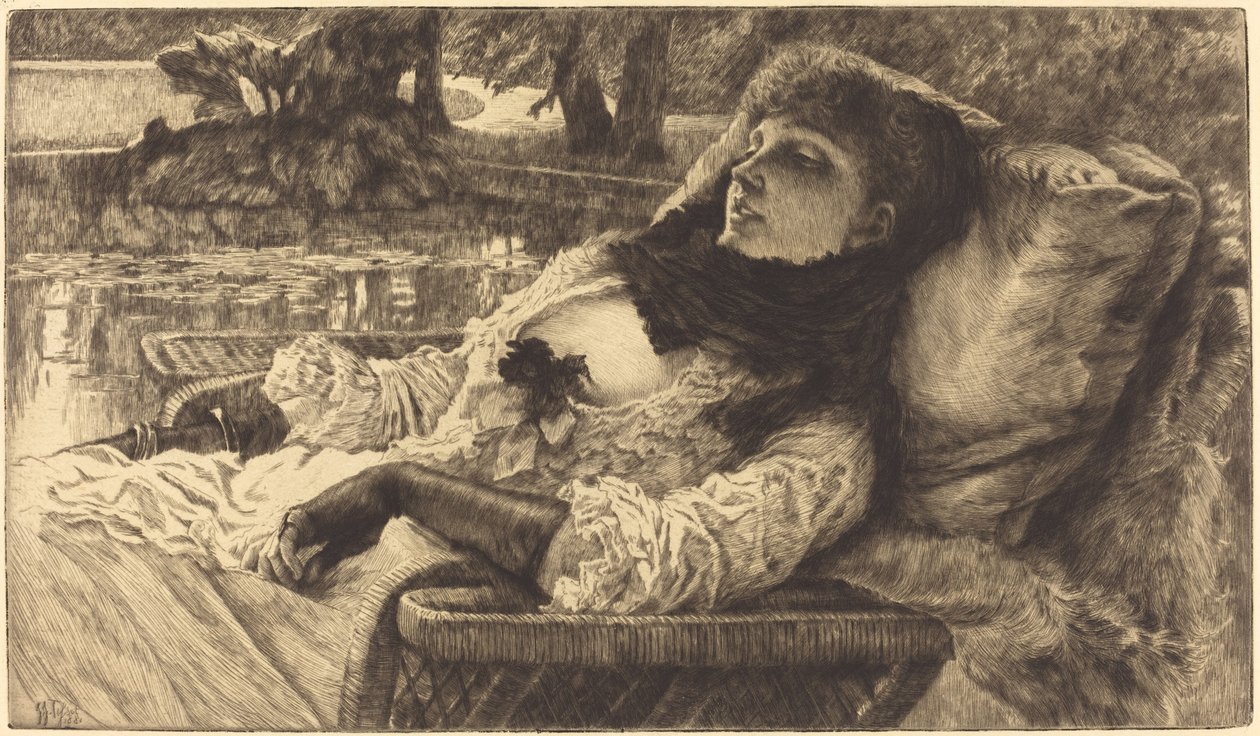 Sommeraften af James Jacques Joseph Tissot