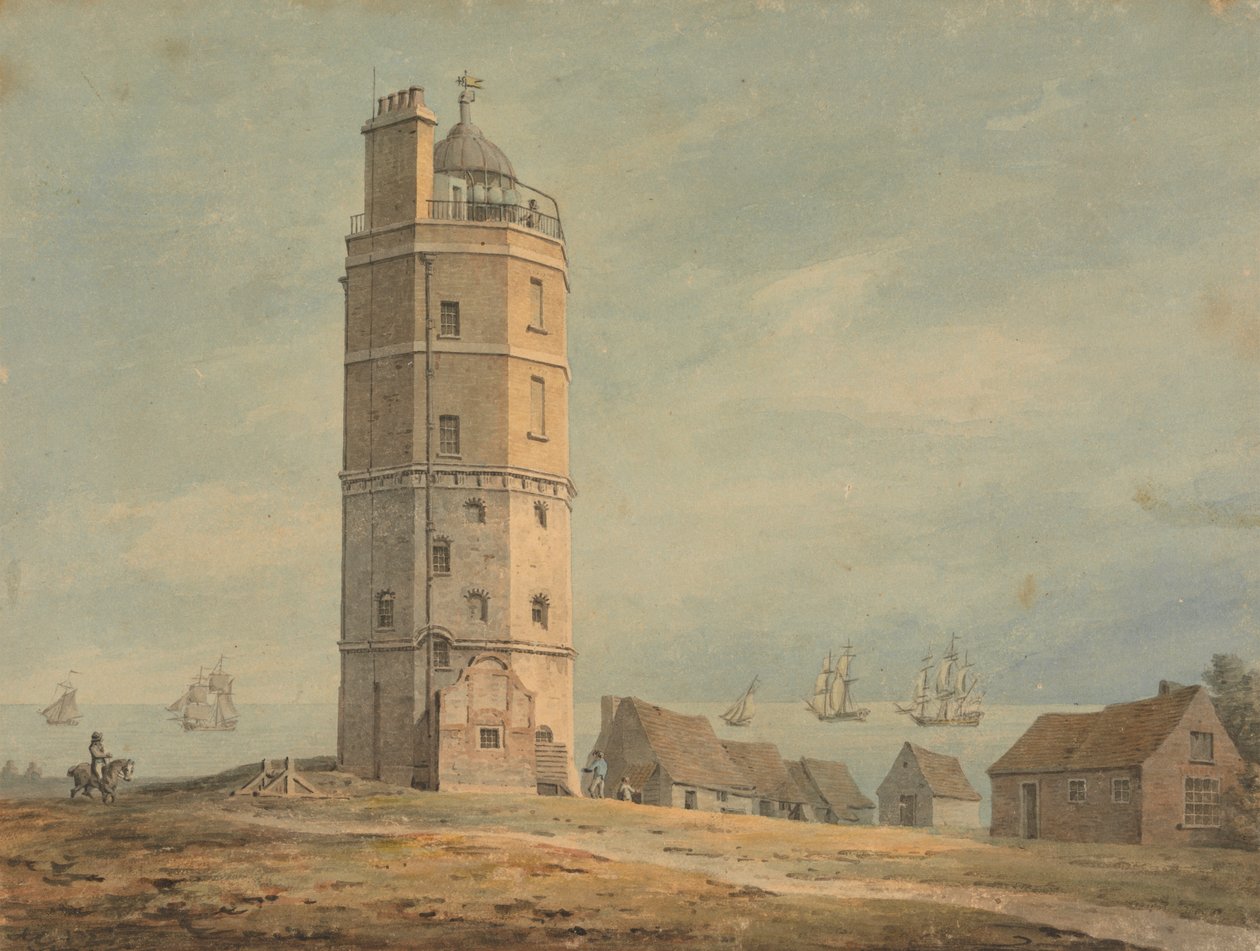 North Foreland Lighthouse, Kent af James Malton