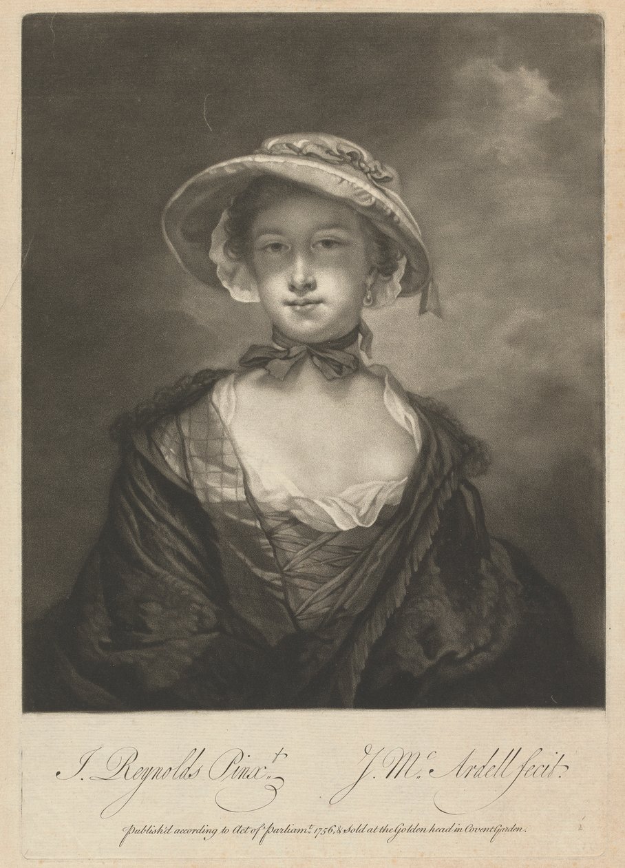 Catherine Chambers (født Moore) af James McArdell