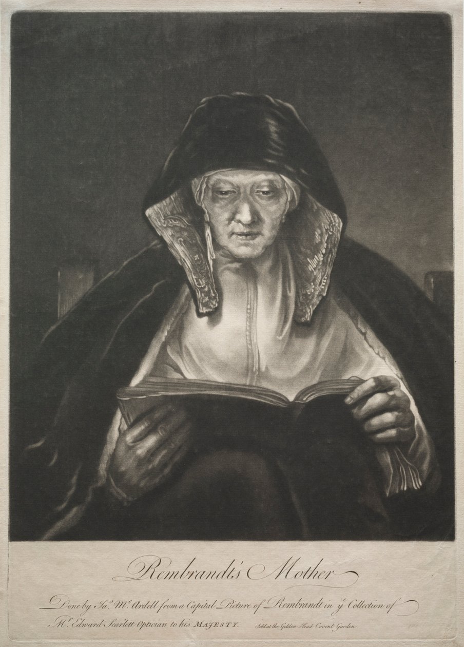Rembrandts mor. af James McArdell