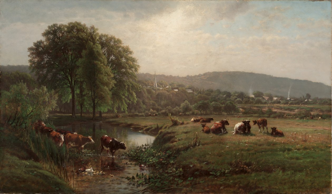 Morgen i New England, 1873. af James McDougal Hart