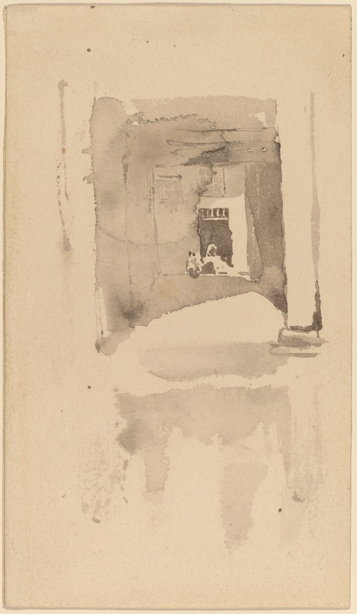 En døråbning i Ajaccio af James Abbott McNeill Whistler