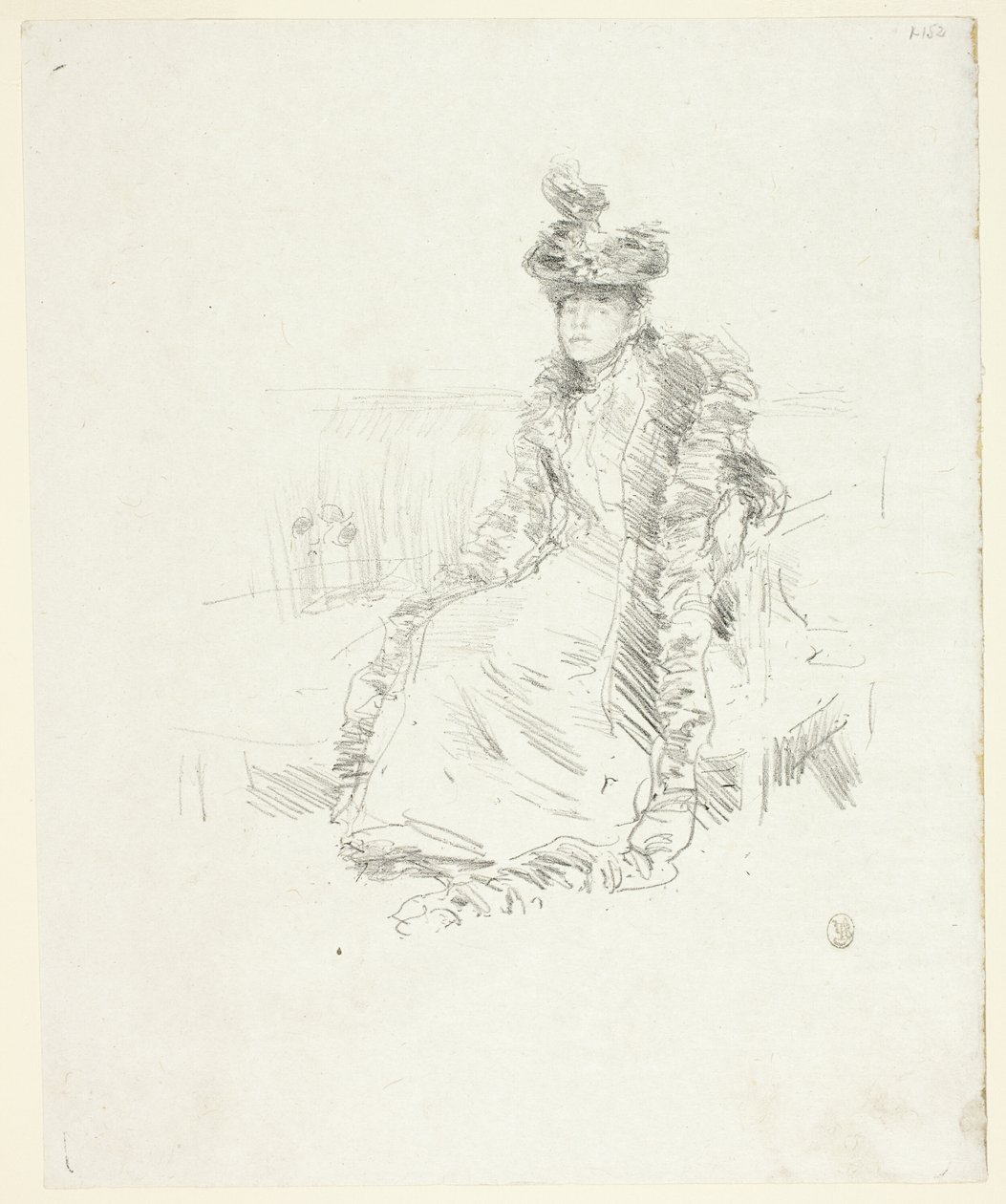 En siddende dame af James Abbott McNeill Whistler