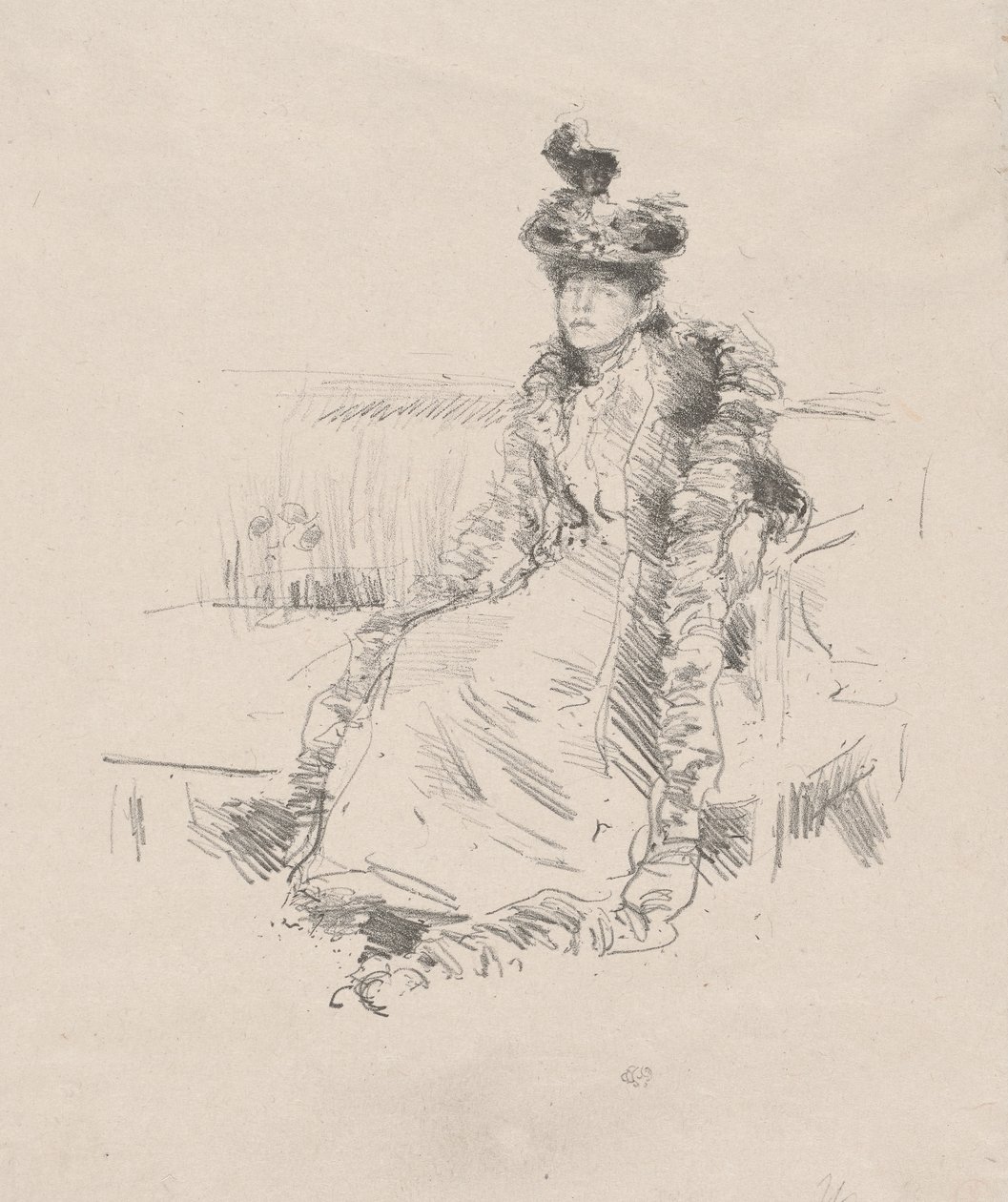 En siddende dame af James Abbott McNeill Whistler