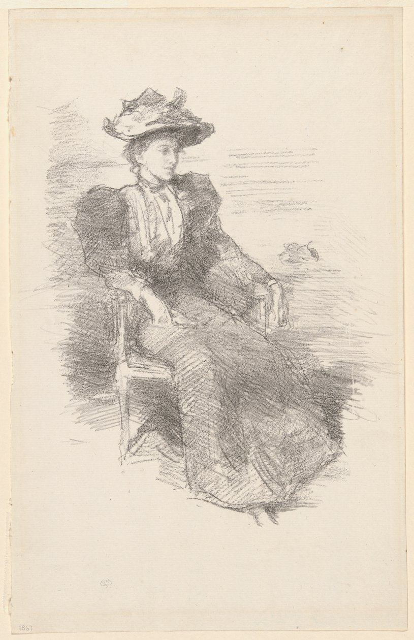 Et portræt: Mildred Howells af James Abbott McNeill Whistler