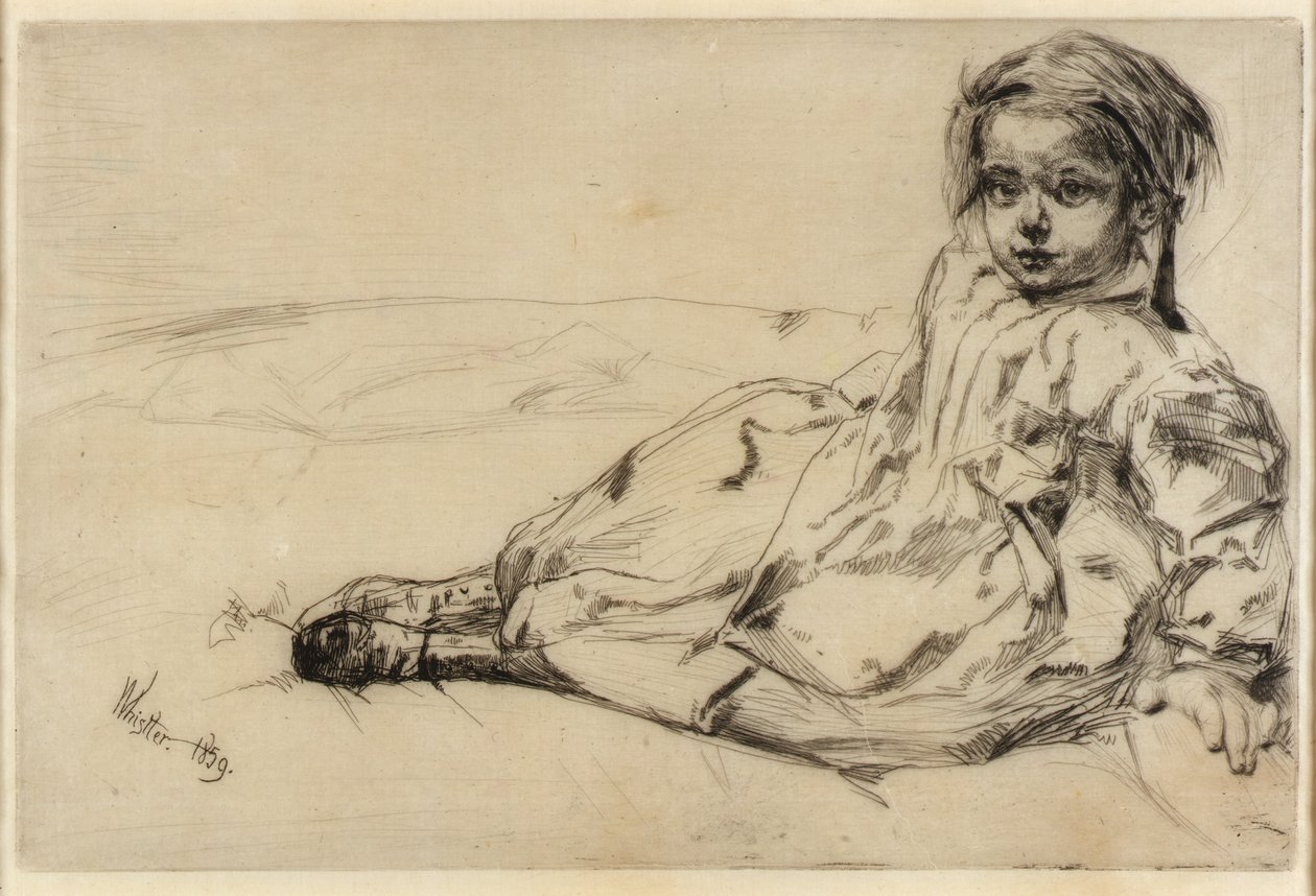 Bibi Valentine af James McNeill Whistler