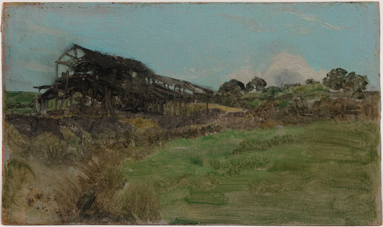 Blue and Emerald: Coal Mine af James Abbott McNeill Whistler