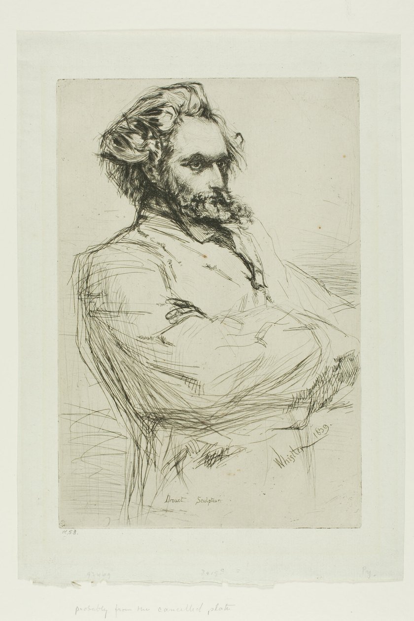 C.L. Drouet, billedhugger af James Abbott McNeill Whistler