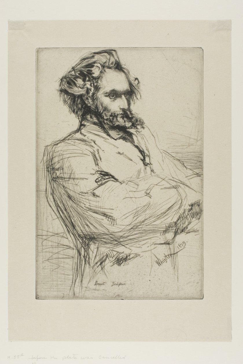 C.L. Drouet, billedhugger af James Abbott McNeill Whistler
