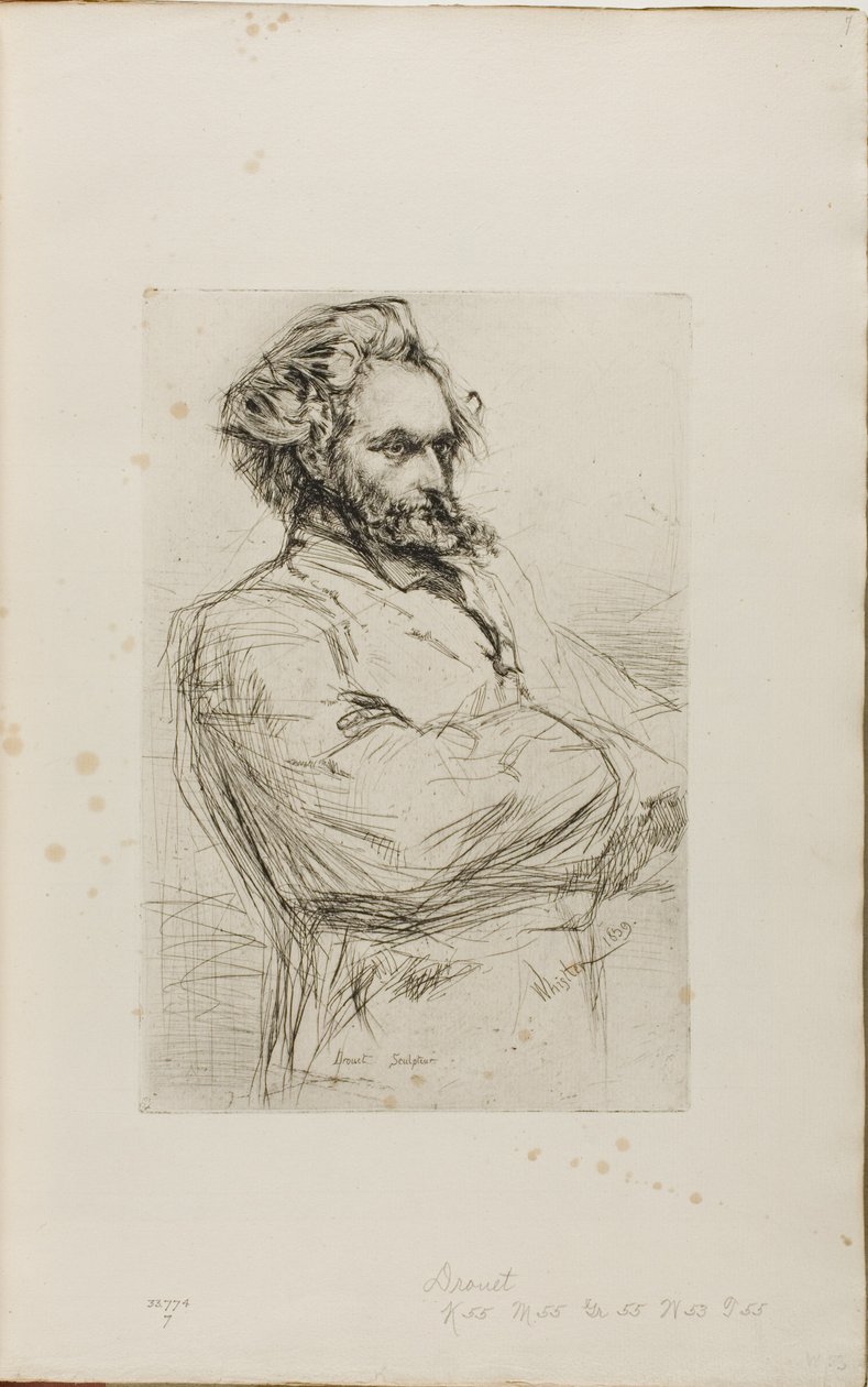 C.L. Drouet, billedhugger af James Abbott McNeill Whistler