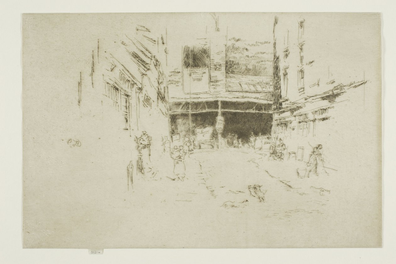 Tøj-udveksling, Houndsditch, nr. 1 af James Abbott McNeill Whistler