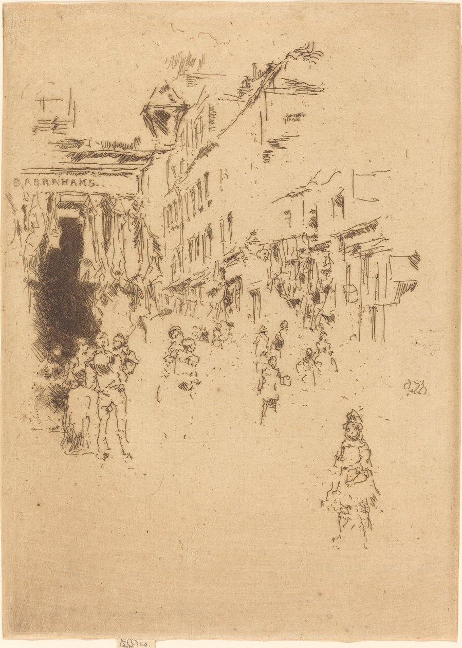 Cutler Street, Houndsditch af James Abbott McNeill Whistler