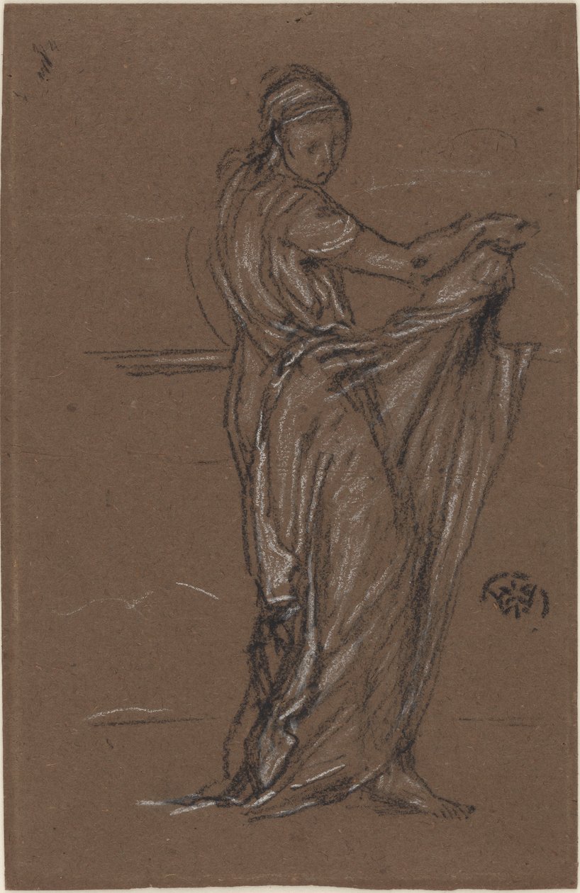 Draperet kvindefigur af James Abbott McNeill Whistler