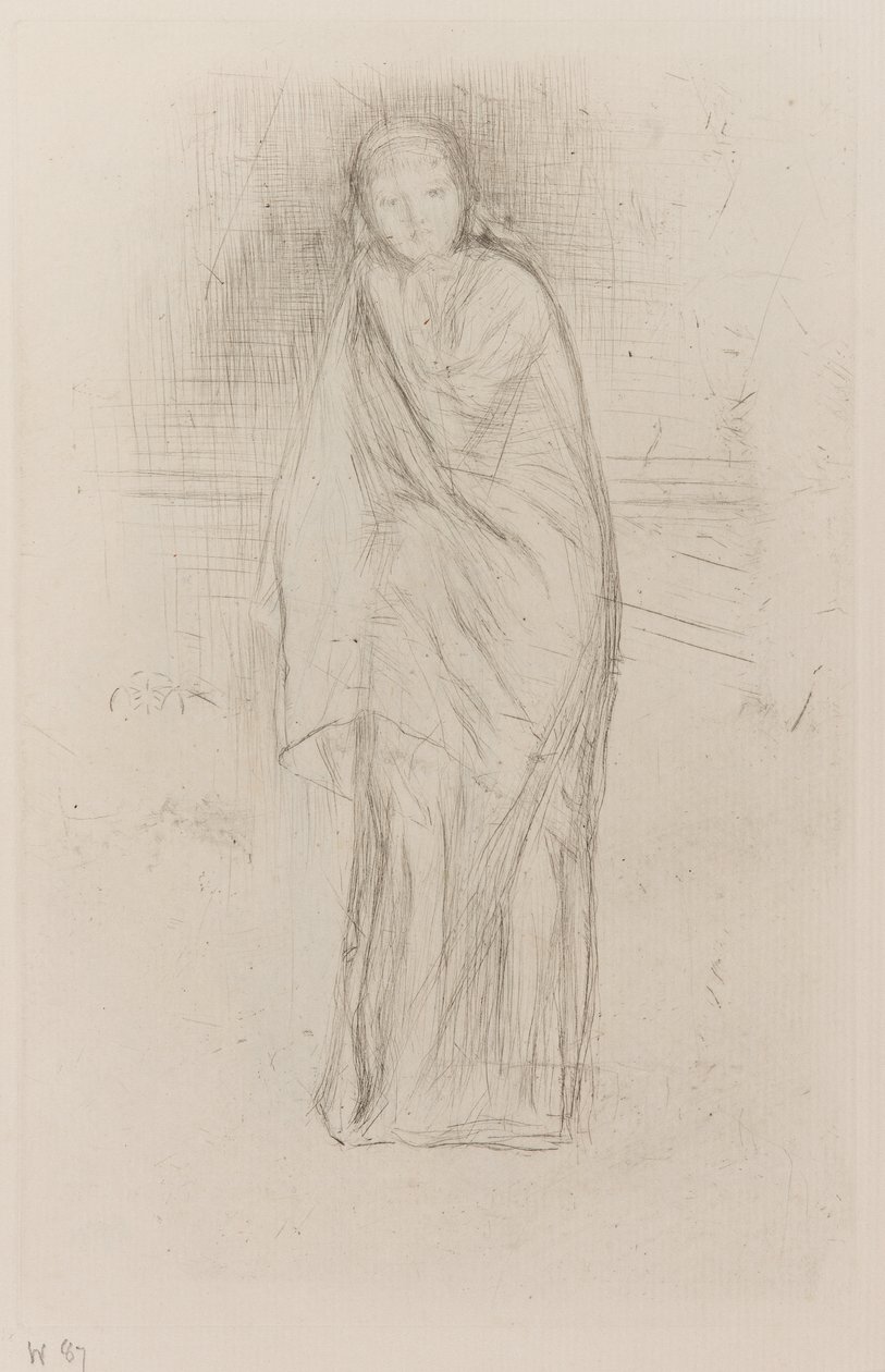 Draperet model af James Abbott McNeill Whistler