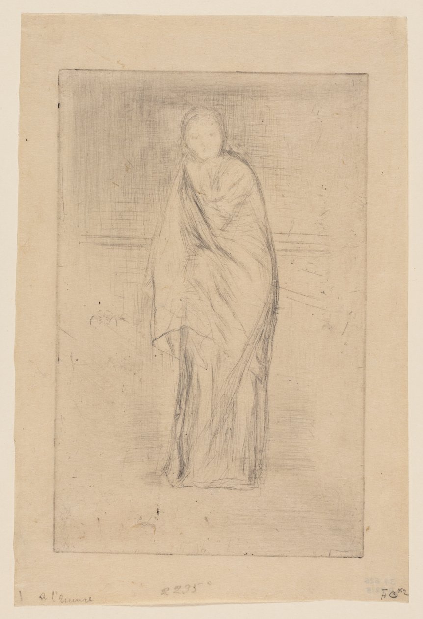 Draperet model af James Abbott McNeill Whistler