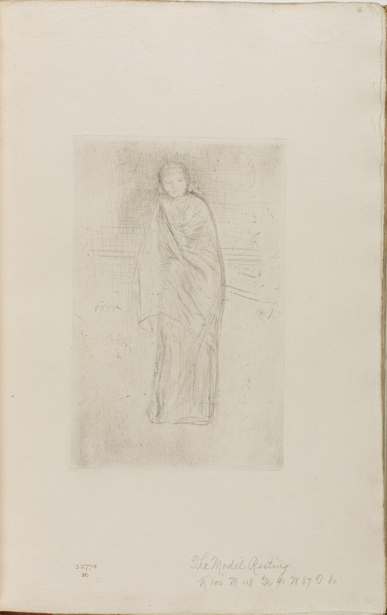 Draperet model af James Abbott McNeill Whistler