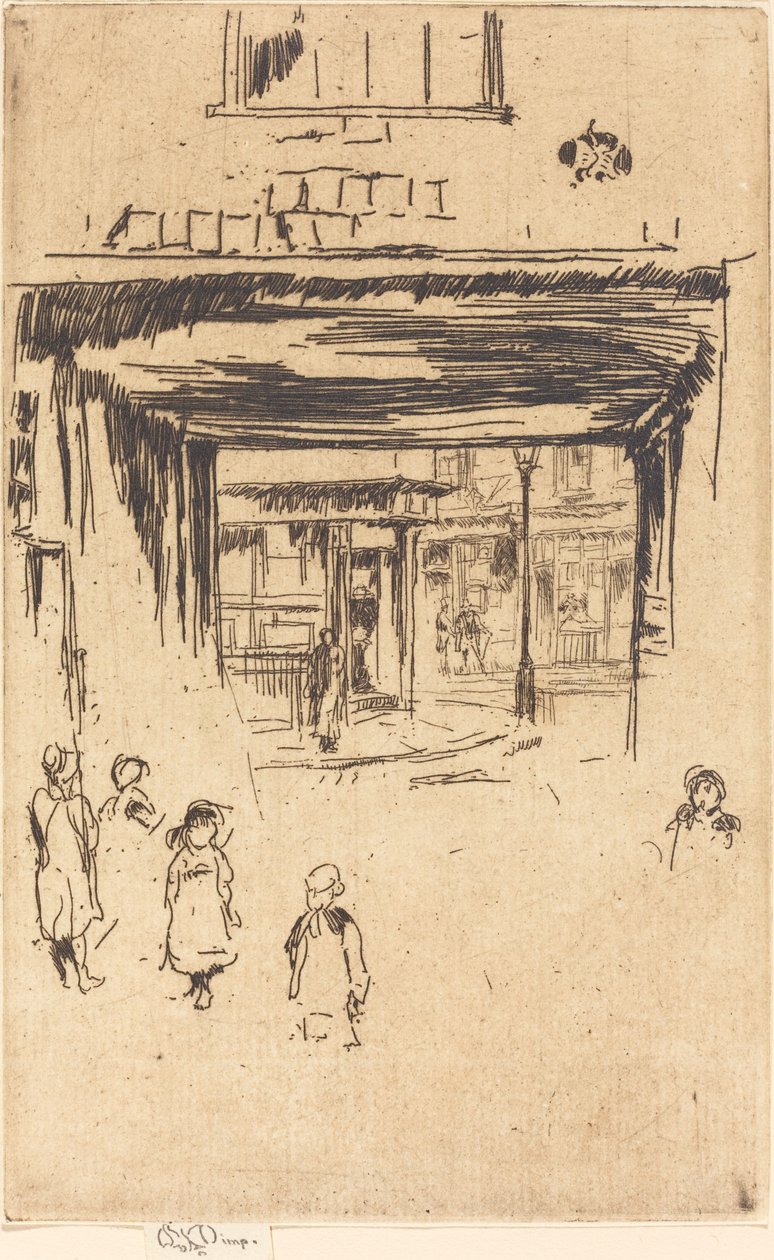 Drury Lane af James Abbott McNeill Whistler