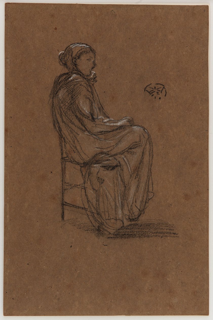 Kvindefigur, siddende af James Abbott McNeill Whistler