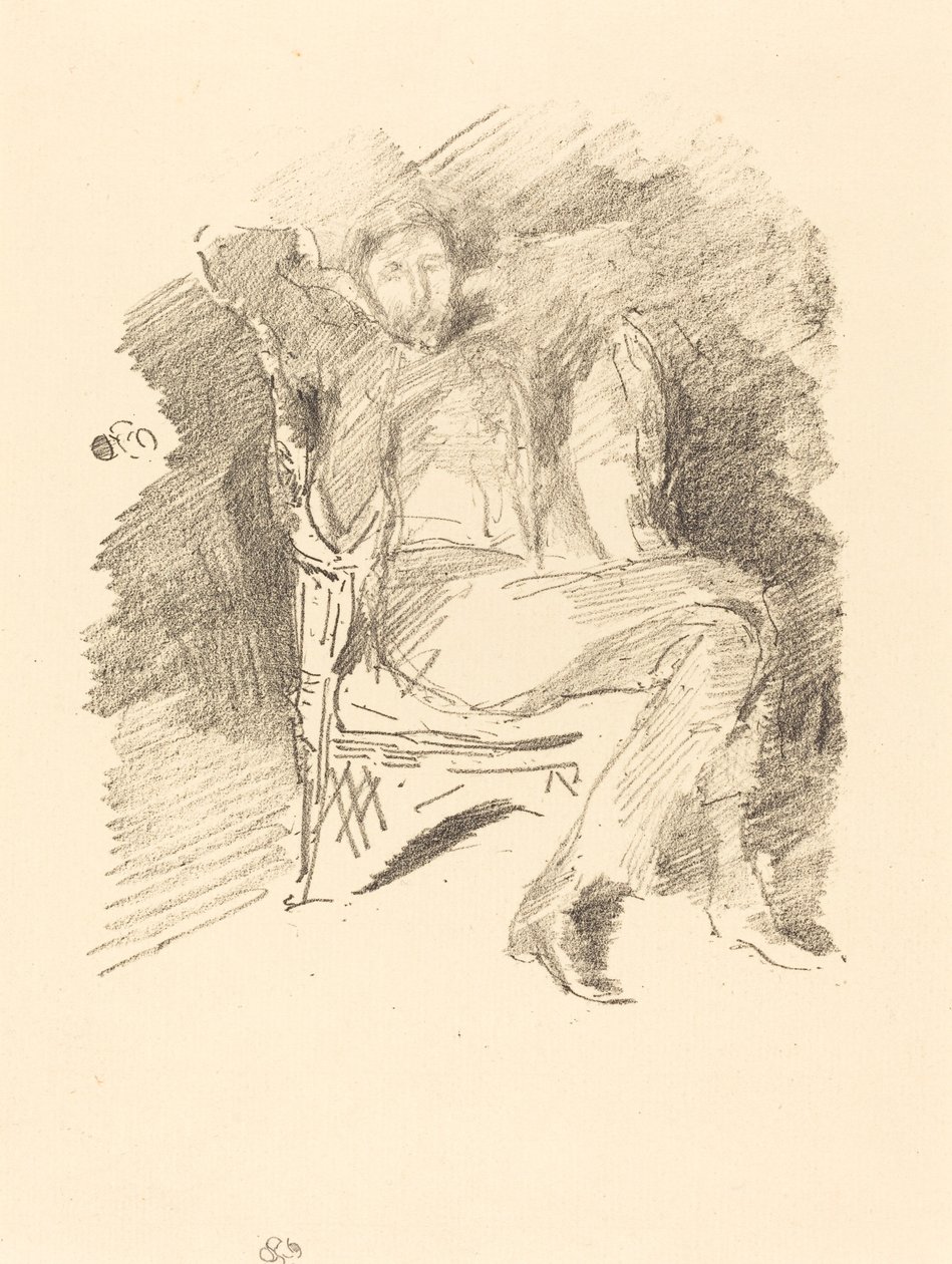 Firelight: Joseph Pennell, nr. 1 af James Abbott McNeill Whistler