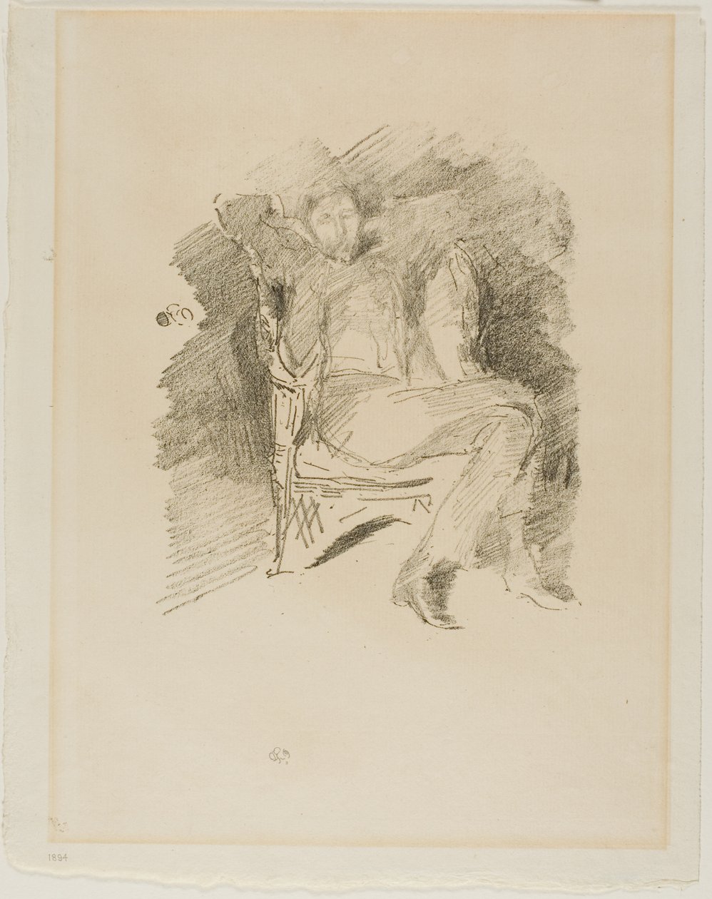 Firelight: Joseph Pennell, nr. 1 af James Abbott McNeill Whistler