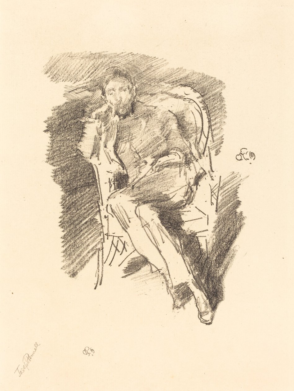 Firelight: Joseph Pennell, nr. 2 af James Abbott McNeill Whistler