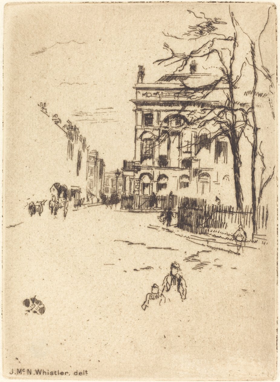Fitzroy Square af James Abbott McNeill Whistler