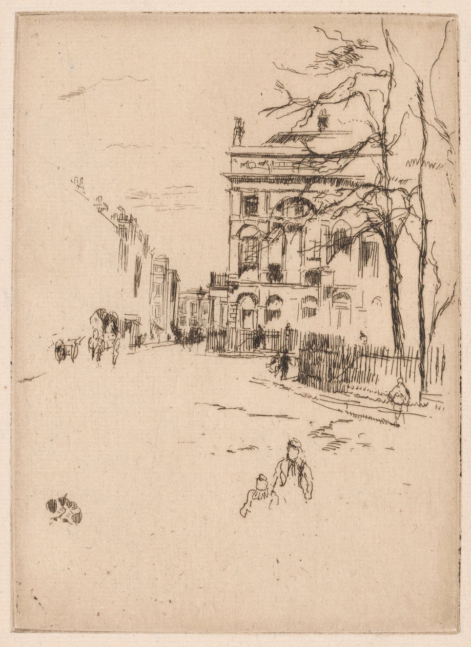 Fitzroy Square af James Abbott McNeill Whistler