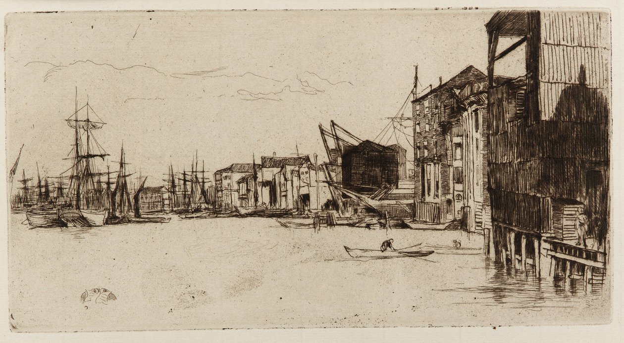 Frihandelshavn af James Abbott McNeill Whistler