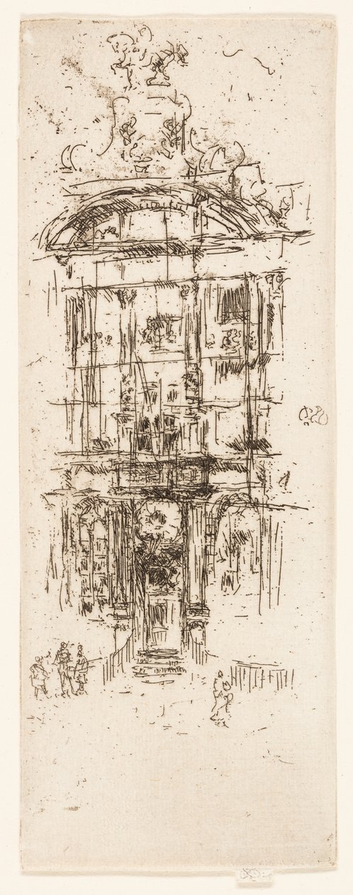 Guldhuset, Bruxelles af James Abbott McNeill Whistler