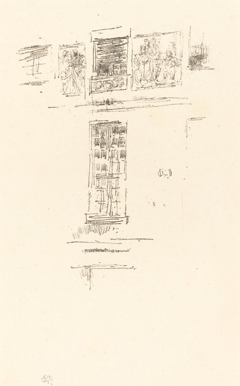 Hôtel Colbert, vinduer af James Abbott McNeill Whistler
