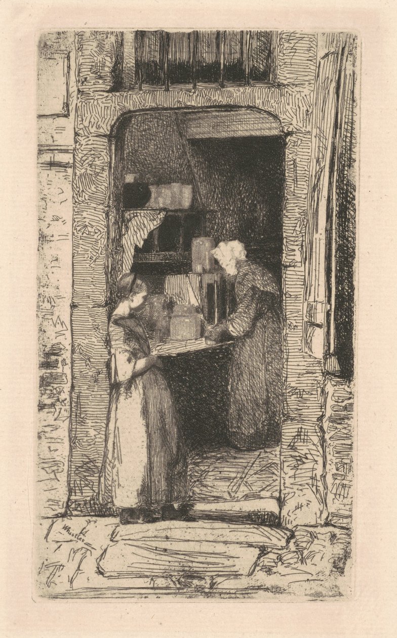 Sennepssælgeren af James Abbott McNeill Whistler