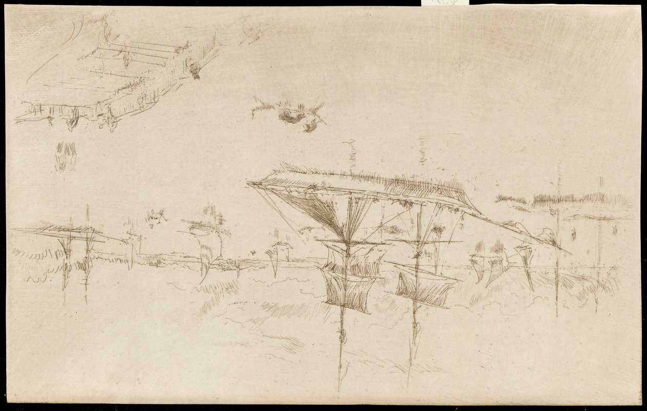 Lagune-middag af James Abbott McNeill Whistler