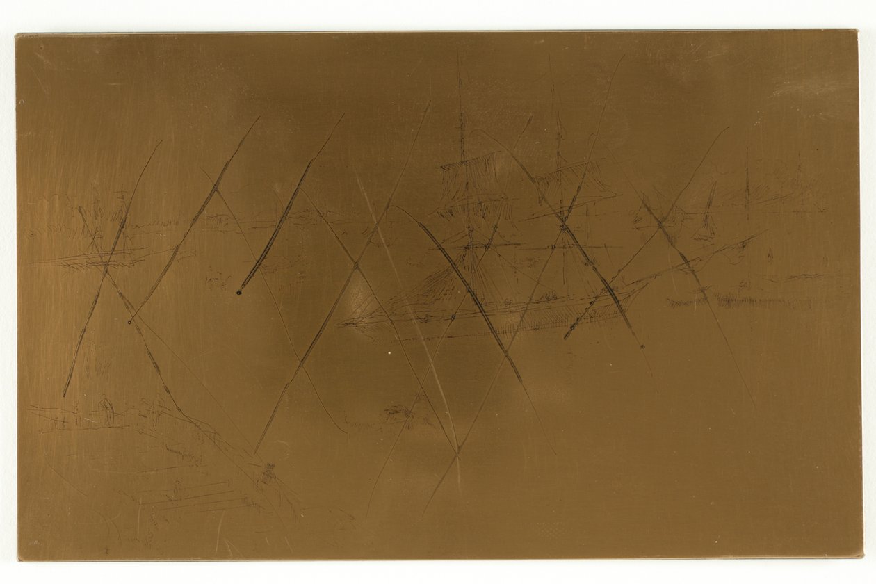 Lagune - middagstid af James McNeill Whistler