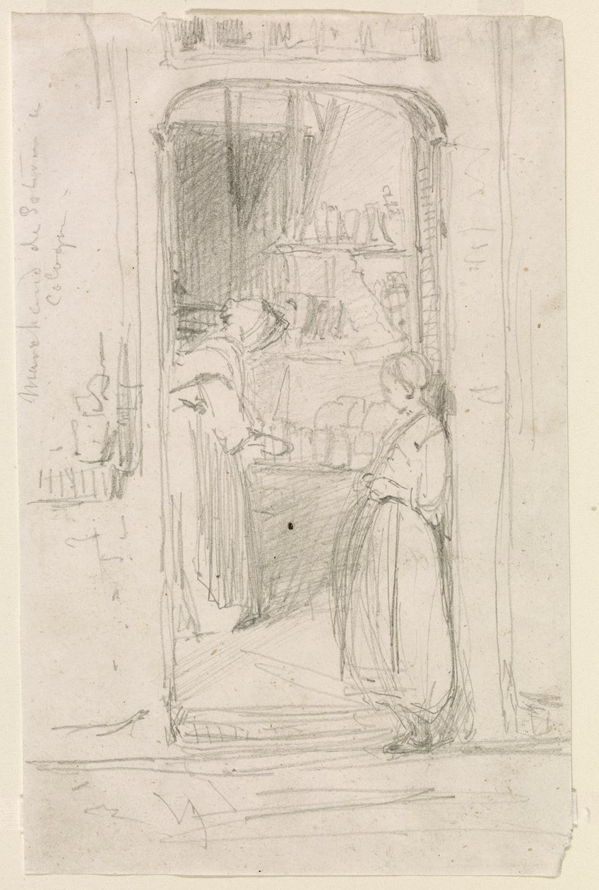 Græskarhandler i Köln af James Abbott McNeill Whistler