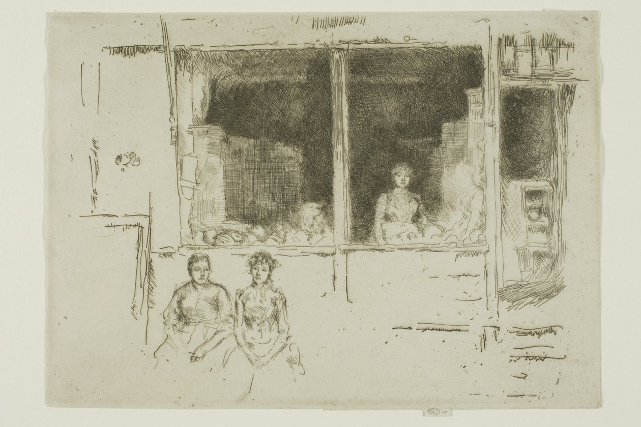 Melon-Shop, Hounsditch af James Abbott McNeill Whistler