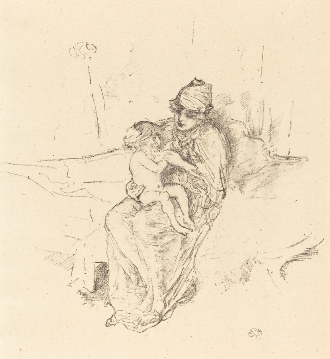 Mor og barn, nr. 1 af James Abbott McNeill Whistler