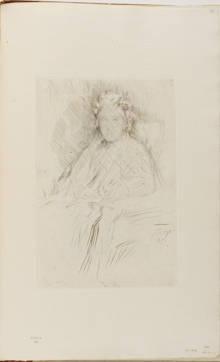 Fru Leyland, Sr. af James Abbott McNeill Whistler