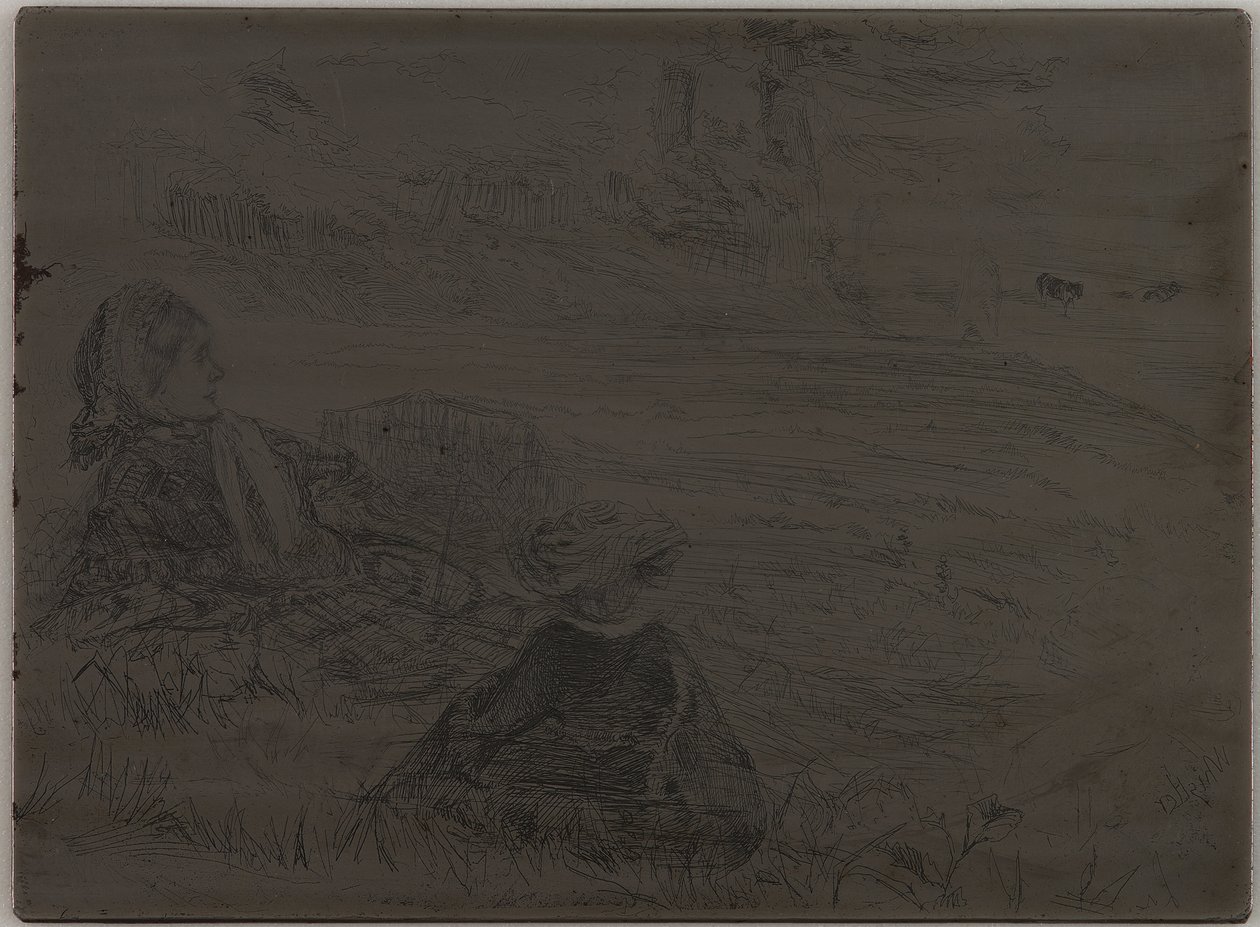 Sygeplejerske og barn af James Abbott McNeill Whistler