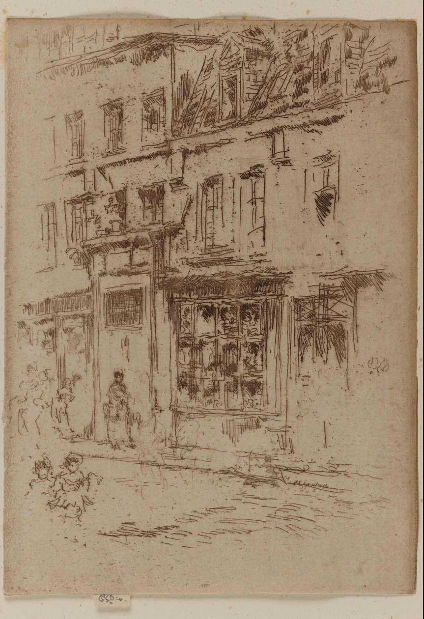 Little Butter Street, Bruxelles af James Abbott McNeill Whistler
