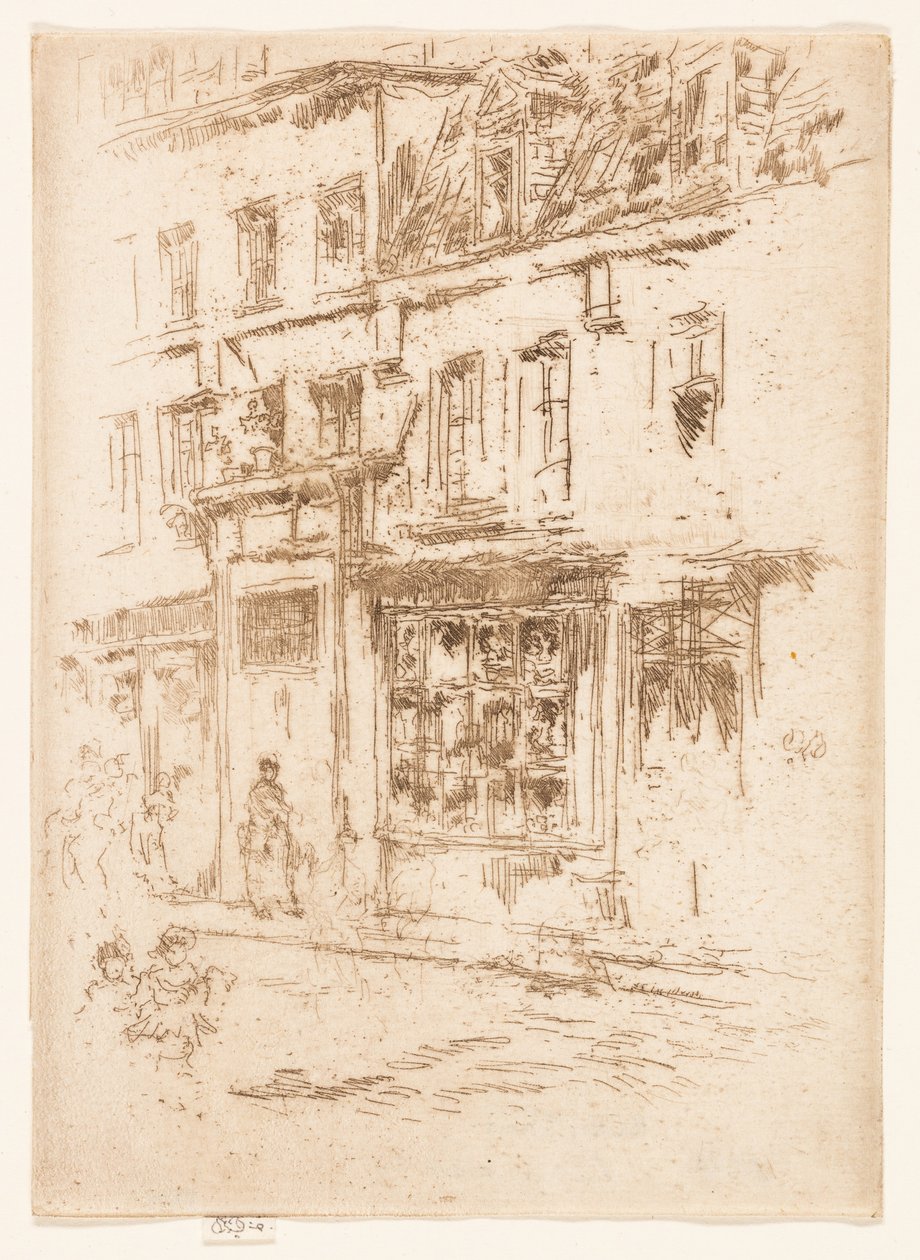 Little Butter Street, Bruxelles af James Abbott McNeill Whistler
