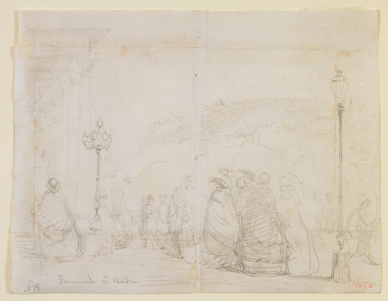 Gåtur i Baden af James Abbott McNeill Whistler