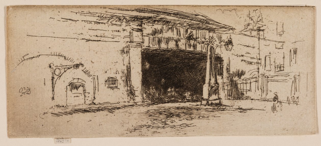Railway Arch, American Square af James Abbott McNeill Whistler