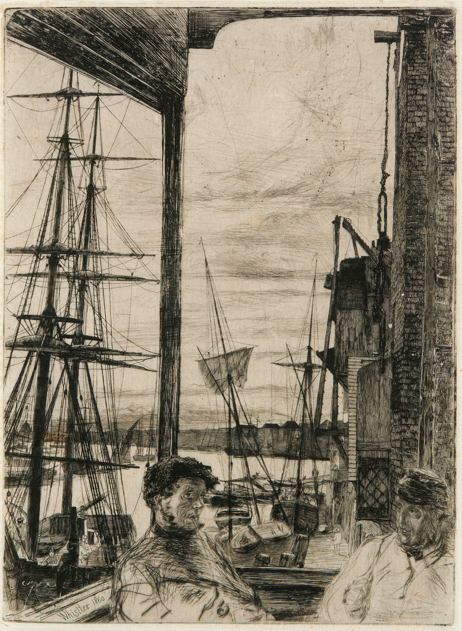 Rotherhithe af James Abbott McNeill Whistler