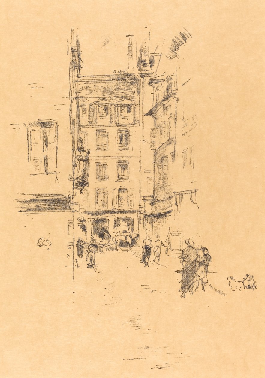 Rue Furstenburg af James Abbott McNeill Whistler