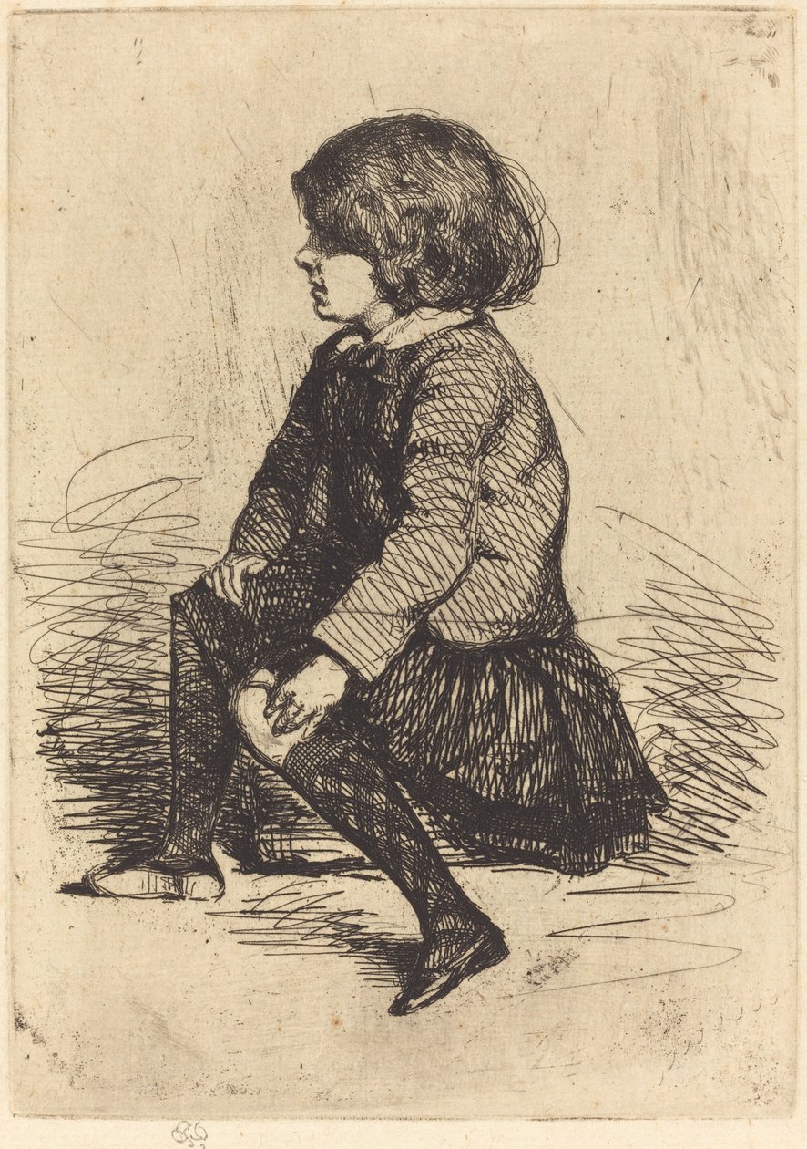 Seymour, siddende af James Abbott McNeill Whistler