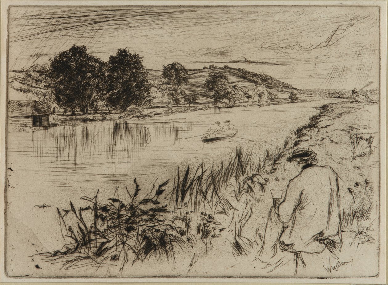 Skitsering af James Abbott McNeill Whistler